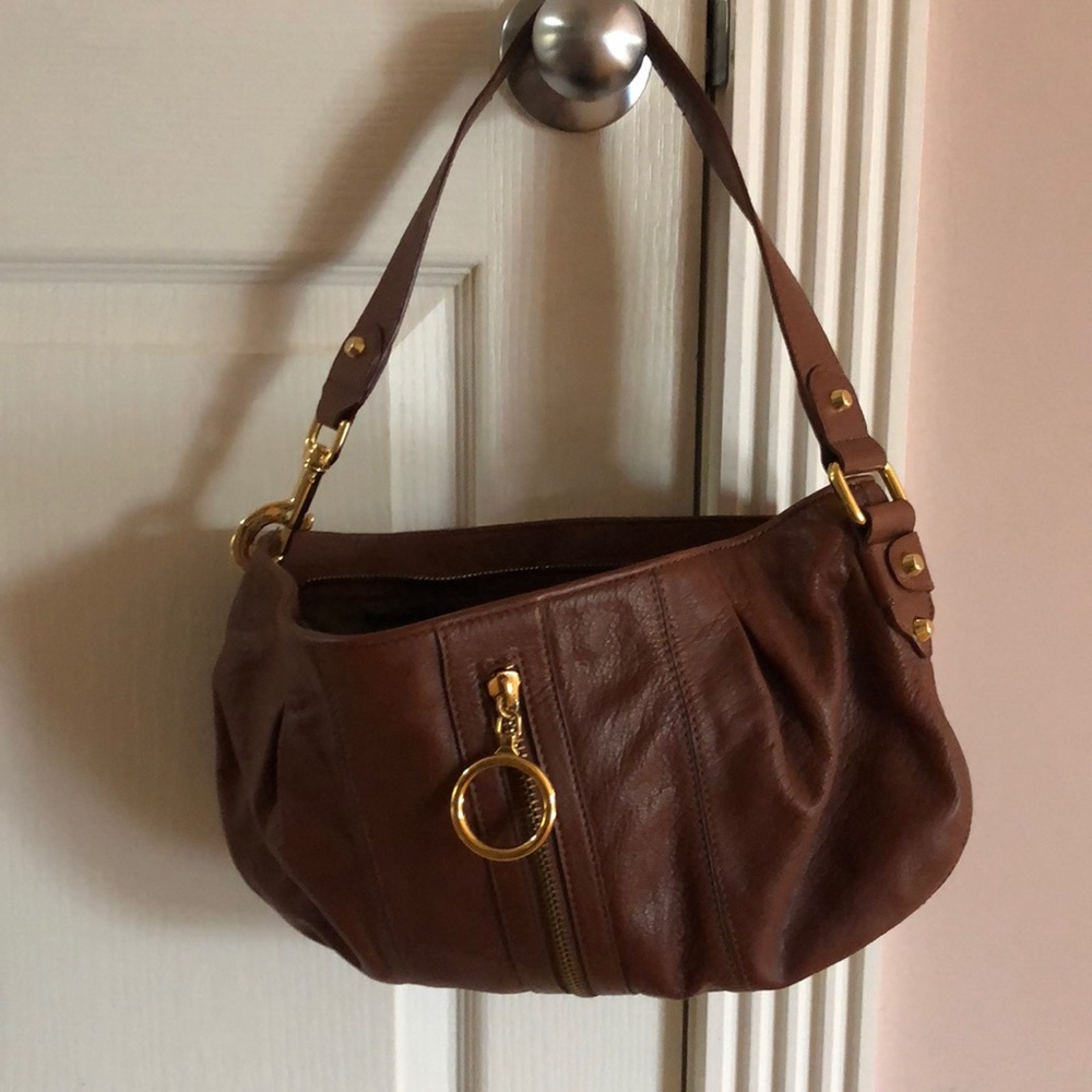Gorgeous tan Via Spiga hobo bag